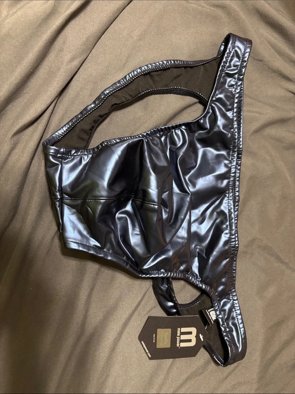 Men's Shiny blue jock (100)